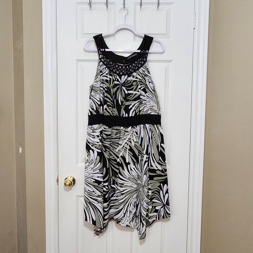 Addition Elle Women's Short Sleeve Flowy Summer Sleeveless Dress ~ Sz. Large ~
